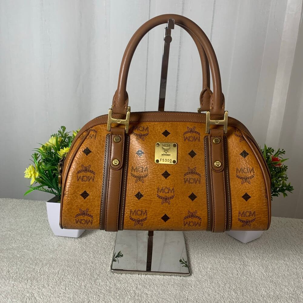 GUC MCM Cognac Hand Bag